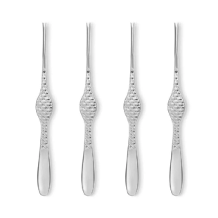 Alessiセット Alessi Set 4 Garfo Para Ostras 