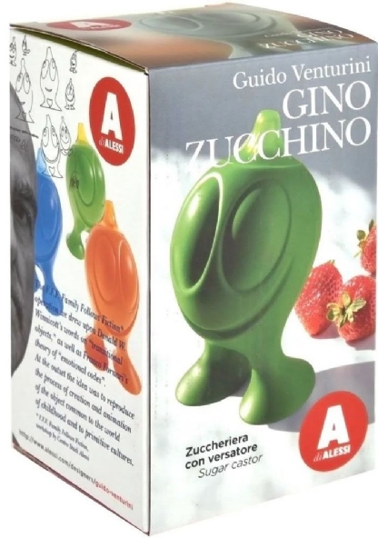 Alessi AGV02 AZM Gino Zucchino – Magneti Da Frigo In Resina, 10 Pezzi, Colore Blu