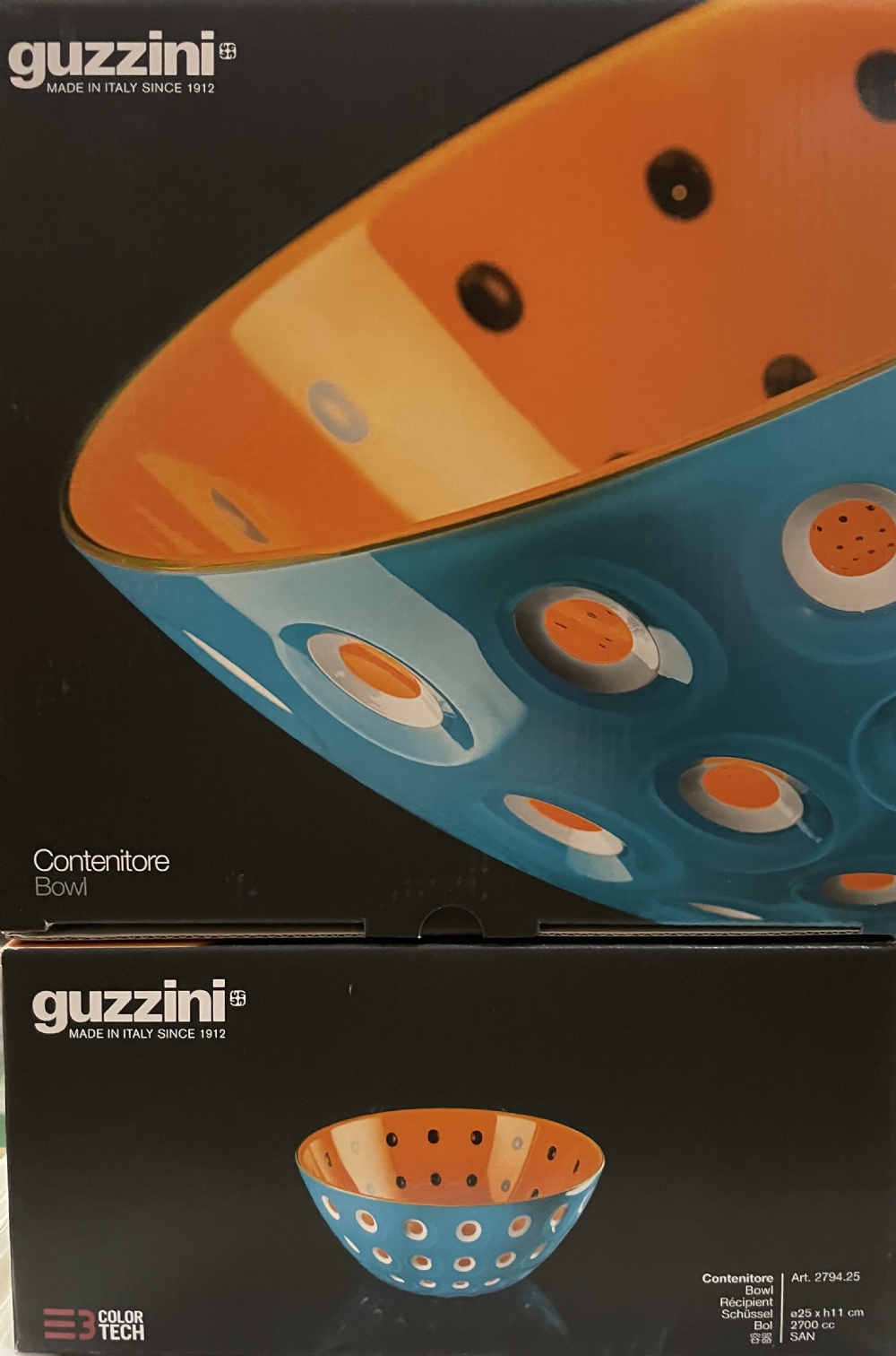 Saladier Guzzini Le Murrine – Plastique – Occasion – Bon état