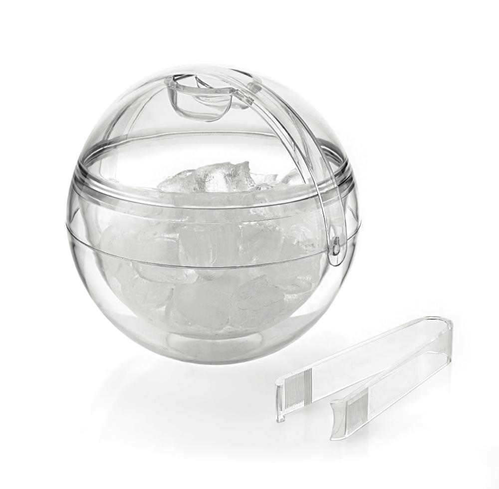 Guzzini Balde De Gelo Com Pinça Stella "Happy Hour" Ø20 X 20 Cm 1900 Cc Transparente